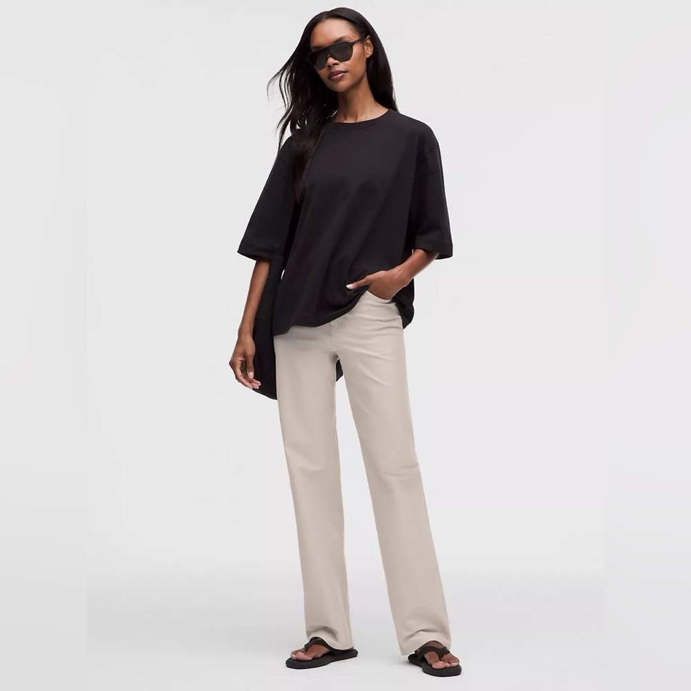 Lululemon Easy Five Mid Rise Pant Size 27 Short Length